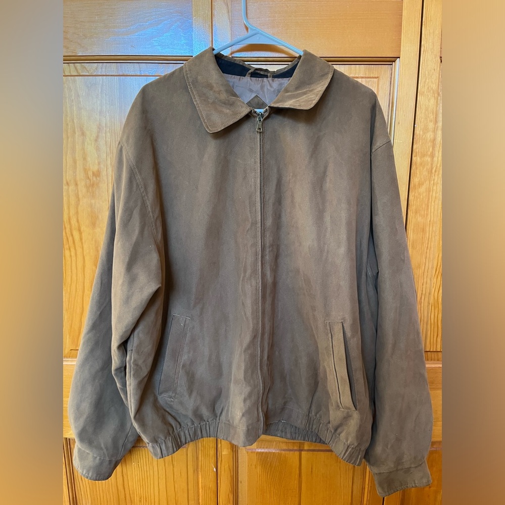 Brown Suede Barn Jacket